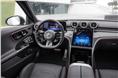 2022 Mercedes-Benz C43 AMG interior.